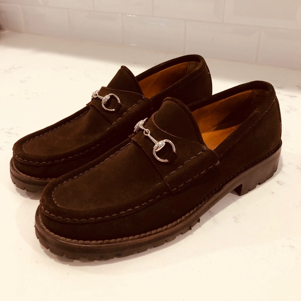 GUCCI - Women’s Suede Loafers